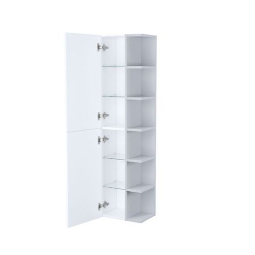 Шкаф-пенал IDDIS Zodiac X ZDX35W0i97 35х25х135 подвесной цвет белый - фото 2