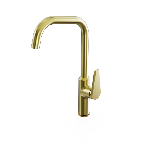 Смеситель для кухни Tokito KIN TOK-KIN-1013 на раковину брашированное золото - фото 3