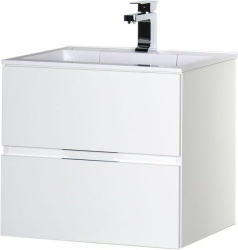 Тумба с раковиной Aquanet Алвита 00213095 60х45х53 подвесная цвет белый - фото 4