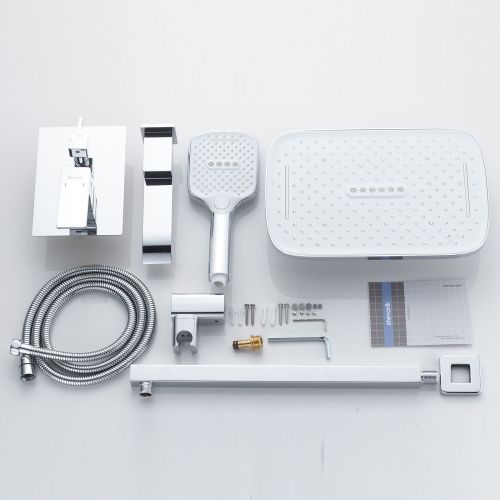 Душевая система Shevanik S4035 встраиваемая в стену цвет хром - фото 4