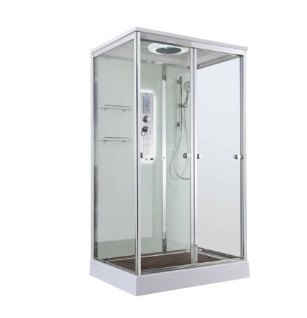 Душевая кабина AvaCan V V2810LED 100х80 прямоугольная с крышей ориентация универсальная