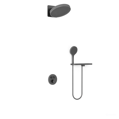 Душевая система Vincea Inspire VSFW-3I22MT3RGM встраиваемая в стену с термостатом - фото 2