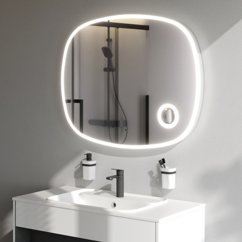 Зеркало в ванную Am.Pm Func M8FMOX1003SA 100х80 цвет серый - фото 4