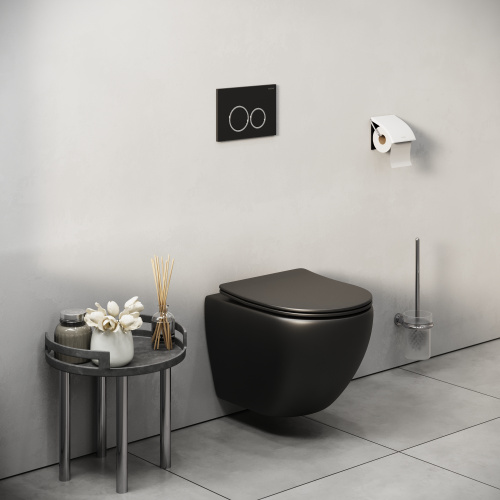 Клавиша смыва механическая Grossman Galaxy 700.K31.01.210.210 цвет черный - фото 5