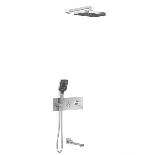 Душевая система Vincea VSFW-432T1CH встраиваемая в стену с термостатом - фото 3