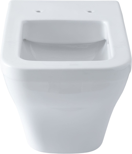 Чаша унитаза подвесная Allen Brau Infinity 4.21011.20 цвет белый без сиденья безободковая каскадный смыв - фото 2