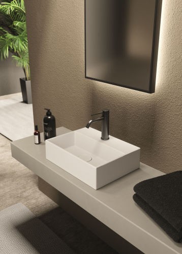 Раковина керамическая Alice Spy 34120101 40х13 подвесная цвет белый глянцевый - фото 2