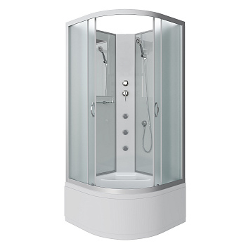 Душевая кабина Niagara Classic 23071424BKG 80х80 четверть круга без крыши ориентация универсальная