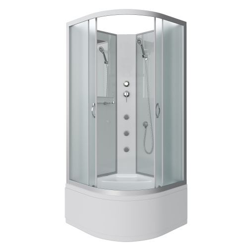 Душевая кабина Niagara Classic 23071424BKG 80х80 четверть круга без крыши ориентация универсальная