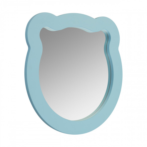 Зеркало в ванную Aquaton Каспер 1A283502CR0E0 50х50 цвет голубой - фото 2