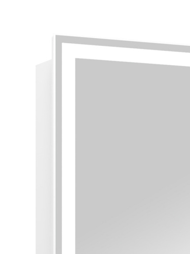 Зеркало-шкаф Континент Aperio МВК006 80х15х80 подвесной цвет белый - фото 5