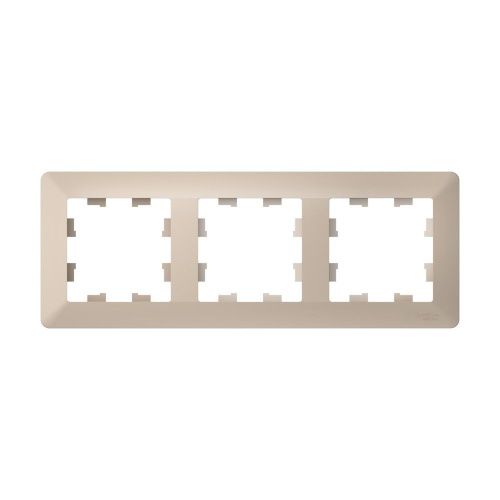 Рамка трехместная Systeme Electric AtlasDesign (АтласДесигн) ATN221203 - фото 2
