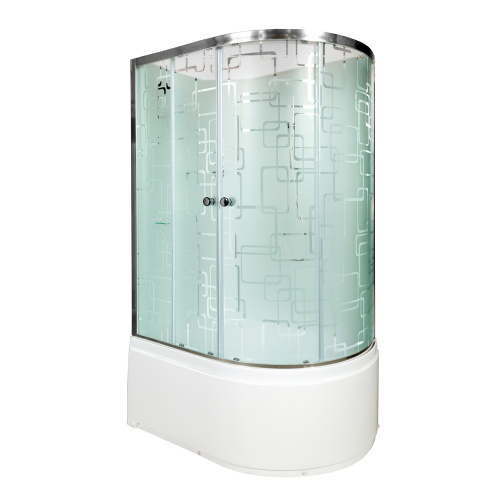 Душевая кабина AvaCan EM5012LGM 120х90 асимметричная с крышей ориентация левая - фото 2