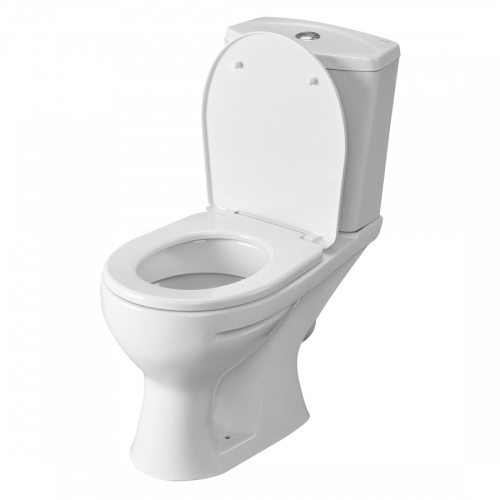 Унитаз-компакт напольный с бачком Santeri Ультра 1P4013S0000BF белый с сиденьем каскадный смыв - фото 2