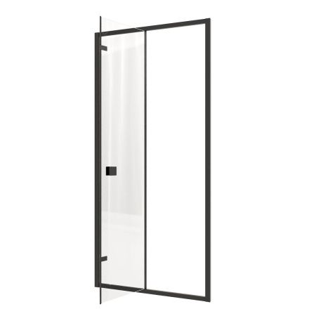 Душевая дверь Cerutti SPA BELLA D81B 80х195 стекло прозрачное профиль черный
