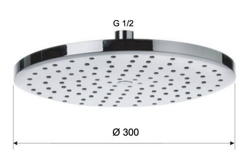 Верхний душ Remer 356MD30X хром - фото 2