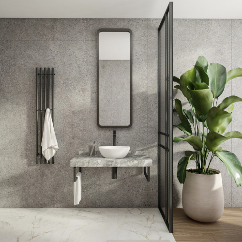 Столешница Teymi Helmi T150210 100х50 подвесная цвет серый - фото 5