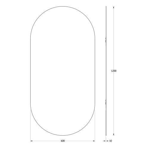 Зеркало в ванную Evoform Primary BY 0123 60х120 - фото 2