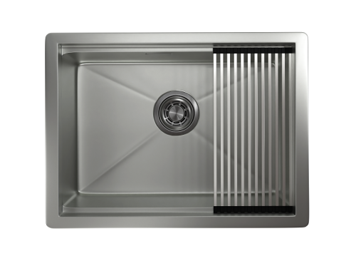 Кухонная мойка Granula Kitchen Space 6045U, СТАЛЬ МАТОВАЯ 60х45 цвет сталь матовая поверхность матовая - фото 2