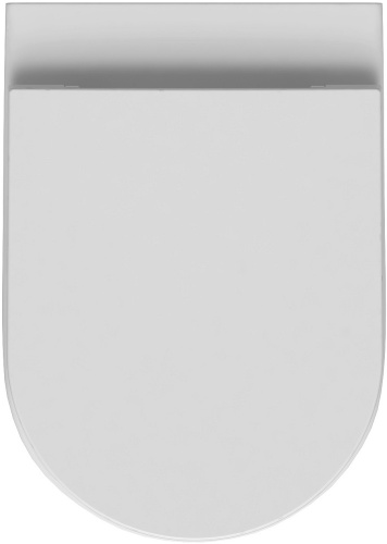 Унитаз приставной Allen Brau Reality 4.32004.20 белый с сиденьем микролифт безободковый каскадный смыв - фото 2