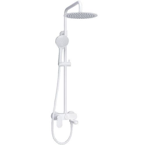 Душевая стойка Wasserkraft Mindel 8500 A185.257.155.WM настенная цвет белый - фото 5