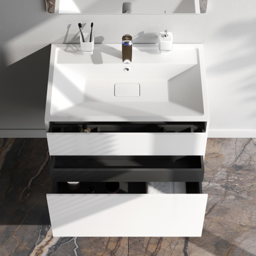 Тумба под раковину Am.Pm Inspire V2.0 M50AFHX0803WM 81х49х60 подвесная цвет белый матовый - фото 3