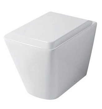 Чаша унитаза приставная Disegno Ceramica Touch3 T3002SET01 цвет белый глянцевый без сиденья безободковая