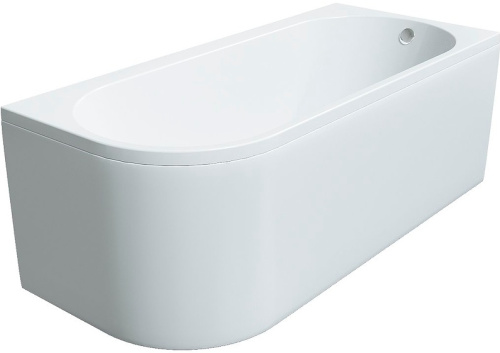 Ванна акриловая 1MarKa ALISA 01али1775л 170х75 пристенная асимметричная без каркаса - фото 2