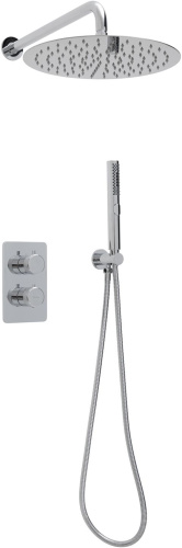Душевая система Allen Brau Priority 5.31013-00 встраиваемая в стену цвет хром с термостатом - фото 2