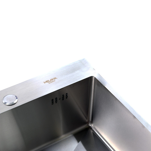 Кухонная мойка Melana ProfLine H5138F сатин 51х38 цвет сатин поверхность матовая - фото 4