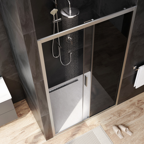 Душевая дверь Am.Pm Gem W90G-120-1-195MG 120х195 стекло прозрачное профиль хром матовый - фото 3