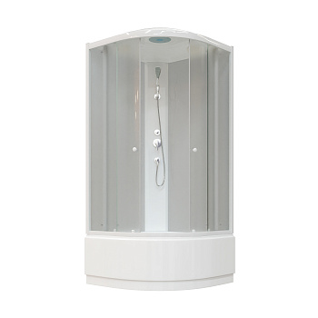 Душевая кабина Parly Effect EF1021 100х100 четверть круга с крышей ориентация универсальная