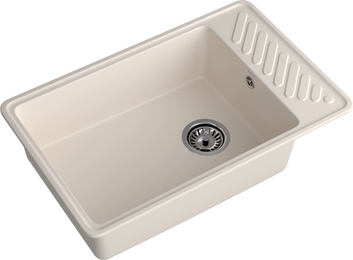 Кухонная мойка Granfest Quarz 51 белый 75х48 цвет белый поверхность матовая - фото 2