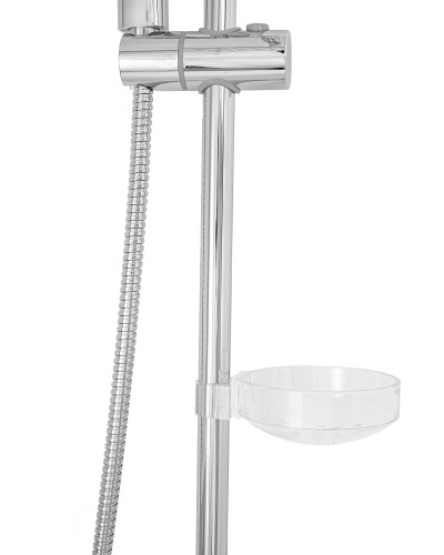 Душевая стойка Agger Fresh S001cr настенная цвет хром - фото 5
