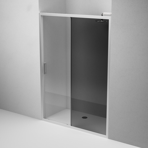 Душевая дверь Am.Pm Gem W90G-140-1-195MG 140х195 стекло прозрачное профиль хром матовый - фото 5