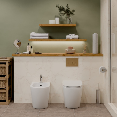 Биде Iberica Blanca Bilbao bide IB.BLA.B32 напольное - фото 4