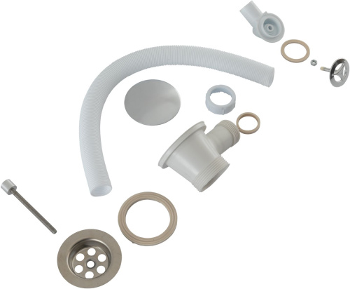 Раковина из литьевого мрамора Aquanet Электра 00326508 60х50 полувстраиваемая цвет белый 1 отверстие под смеситель - фото 4