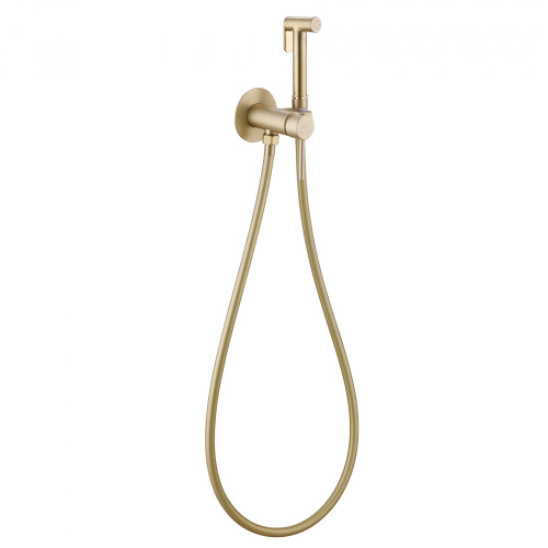 Гигиенический душ со смесителем ABBER Wasser Kreis AF8125G золото матовое - фото 2