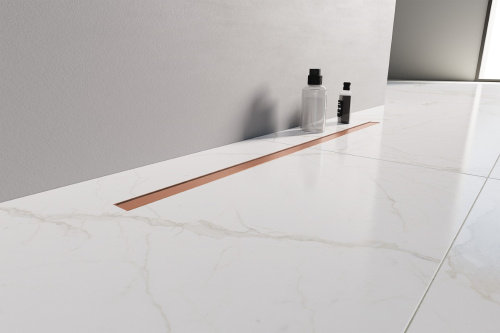 Душевой лоток New Trendy COPPER BRUSHED OL-0099 напольный - фото 2