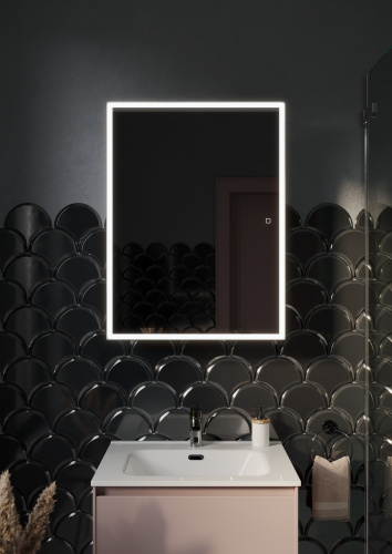 Зеркало-шкаф Sancos Cube CU600 60х14х80 настенный цвет белый - фото 2