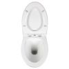 Унитаз подвесной Bond Oval F05-10 белый с сиденьем микролифт безободковый душевой смыв