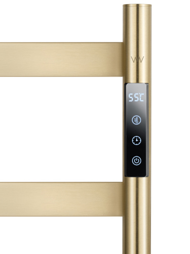 Полотенцесушитель Wonzon & Woghand Essen WW-A406-BG 48х96 электрический золото - фото 4