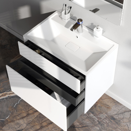 Тумба под раковину Am.Pm Inspire V2.0 M50AFHX0803WM 81х49х60 подвесная цвет белый матовый - фото 4