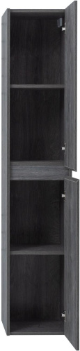 Шкаф-пенал Aquanet Nova Lite 00242265 35х35х175 напольный/подвесной цвет темное дерево - фото 5