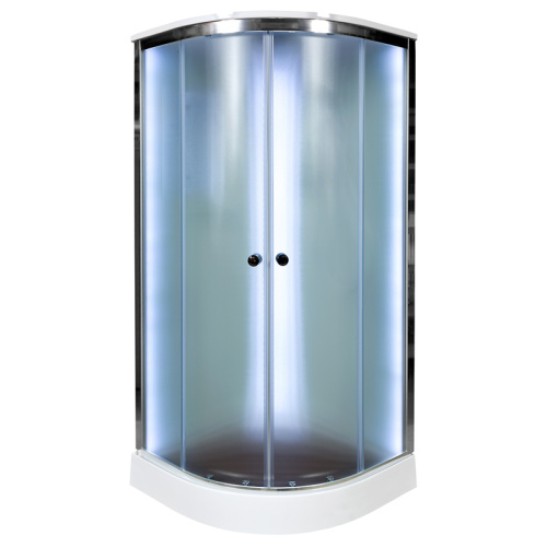 Душевая кабина AvaCan D08SLED 80х80 четверть круга с крышей ориентация универсальная - фото 2