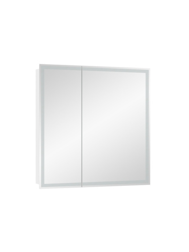 Зеркало-шкаф Континент Allure МВК045 80х15х80 подвесной цвет белый - фото 3