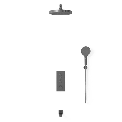 Душевая система Vincea VSFW-433TI2GM встраиваемая в стену с термостатом - фото 3