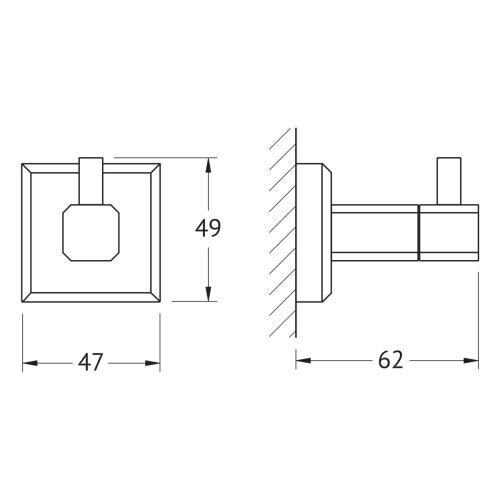 Крючок Artwelle HAGEL 9915 - фото 2