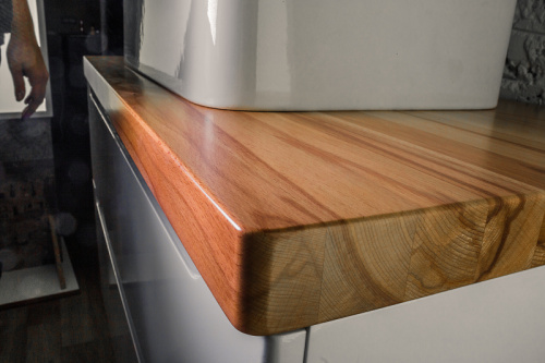 Столешница Jorno WOOD Wood.06.80/LW 80х52 накладная цвет светлое дерево - фото 2