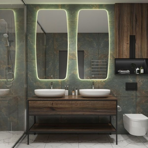 Зеркало в ванную Art&Max FORLI AM-For-700-1500-DS-F 70х150 - фото 2